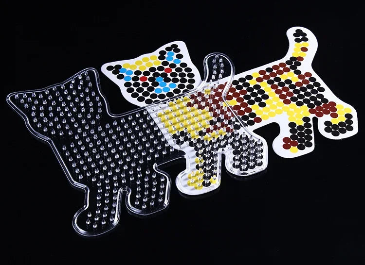 5mm Beads Pegboard Template for Iron Beads DIY Puzzle Toy 1pcs