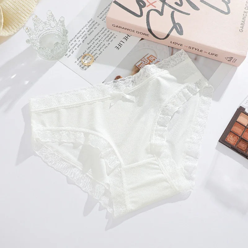 CowLost | activewear-pants-3pcs-seamless-ice-silk-lace-panties-set |35
