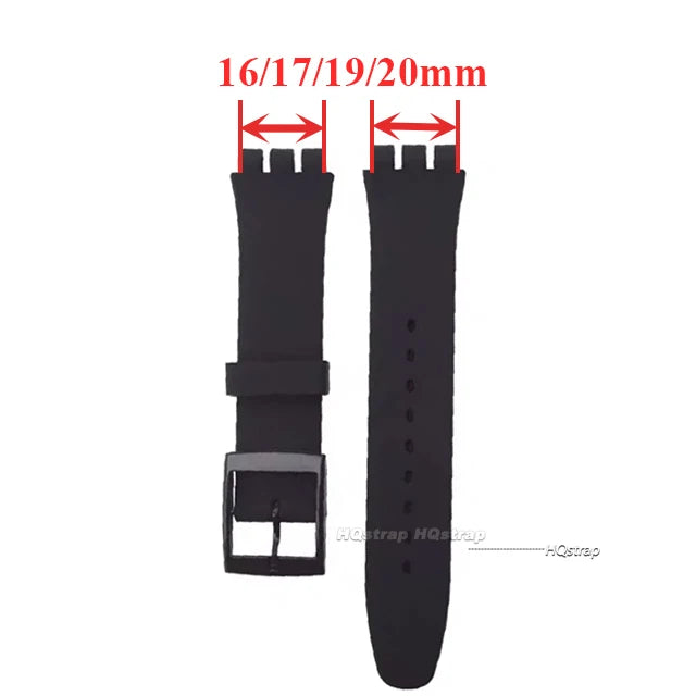 CowLost | product_id-waterproof-silicone-replacement-watch-strap-with-metal-pin-buckle-for-swatch-16-17-19-20mm-unisex |7