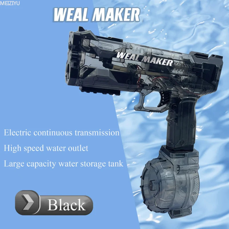 Fully Automatic Electric Water Gun Large Capacity Toy for Outdoor Summer Kids