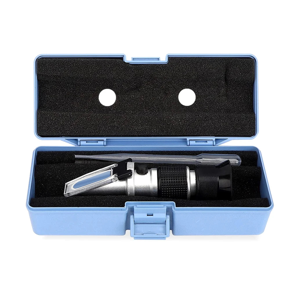 3-in-1 Portable Honey Tester Refractometer 58-90% Brix 38-43°Baume 12-27% Water Sugar Meter for Beekeepers