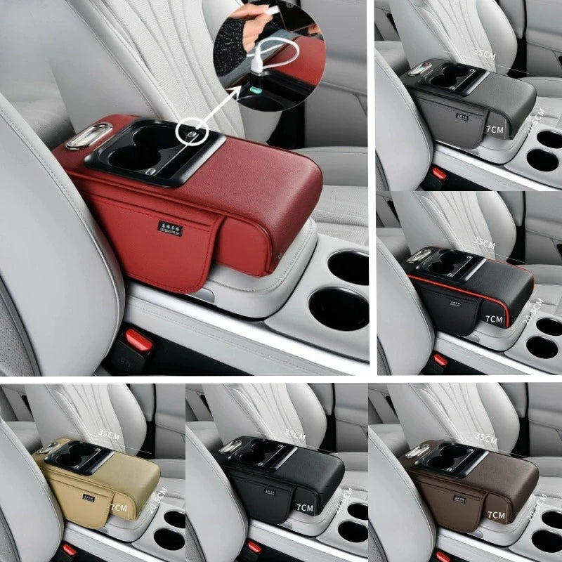 CowLost | multi-function-car-armrest-box-with-usb-port |2