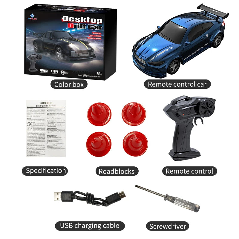 CowLost | fencing-barriers-teranty-kf20-1-64-four-wheel-drift-rc-racing-car-remote-control-toy |31