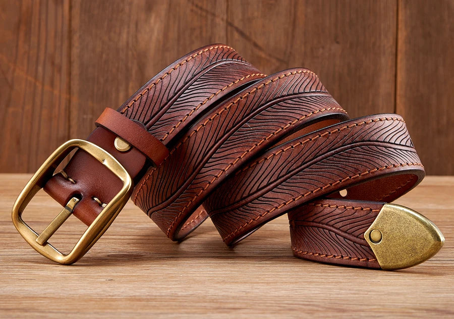 CowLost | 3-8cm-pure-cowhide-high-quality-genuine-leather-belts-for-men |12