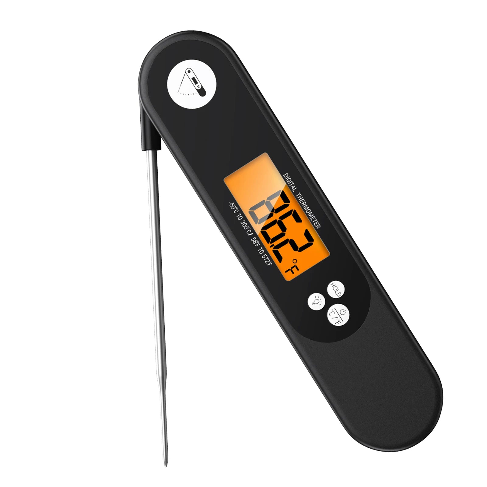 ORIA Digital Waterproof Food Thermometer for BBQ, Meat, Water, and Milk Cooking Probe