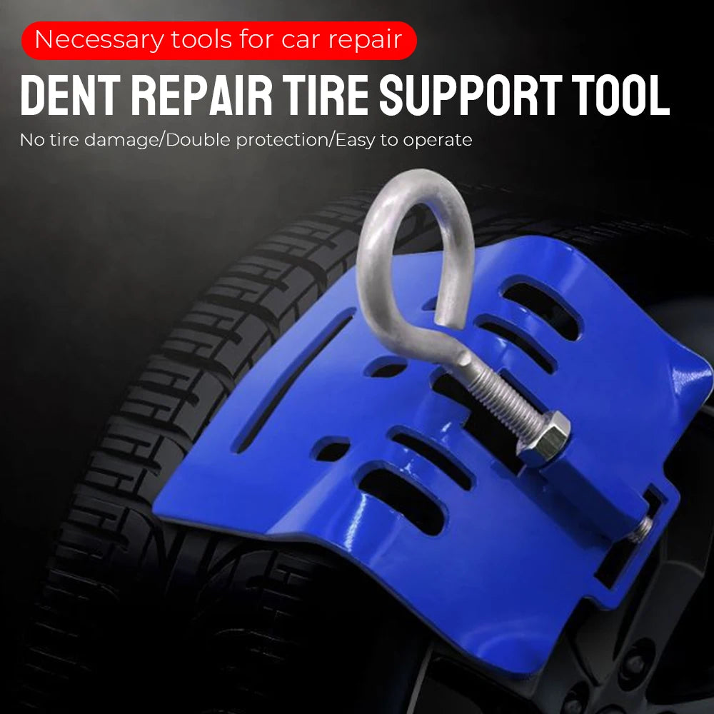 CowLost | car-dent-repair-tire-support-tool-crowbar-bracket-base-traceless-sheet-metal-spray-paint-shaping-bump-repair-special |4