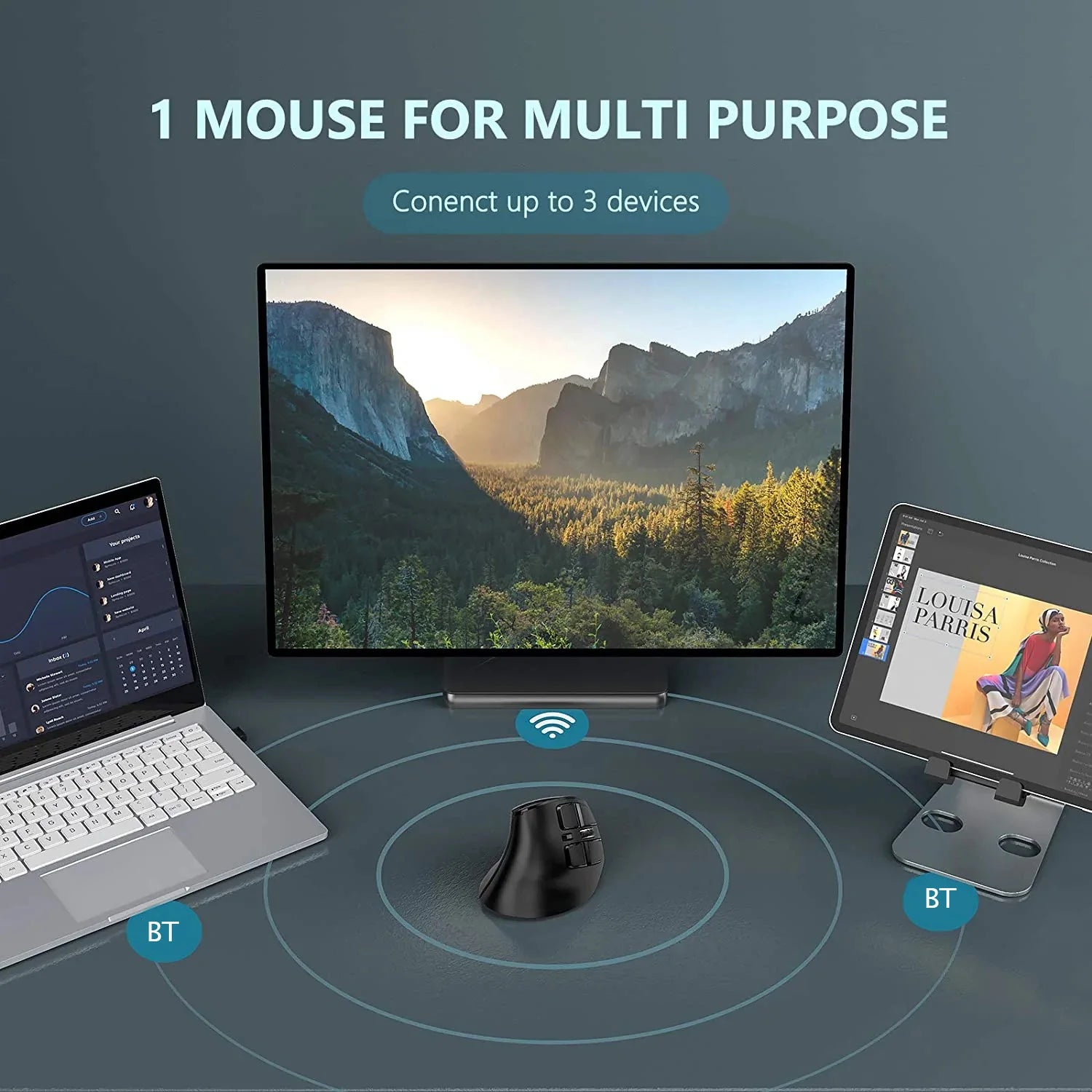 CowLost | product_id-seenda-vertical-ergonomic-wireless-mouse-bluetooth-5-0-2-4g-usb-rechargeable-for-pc-laptop-mac-ipad |6