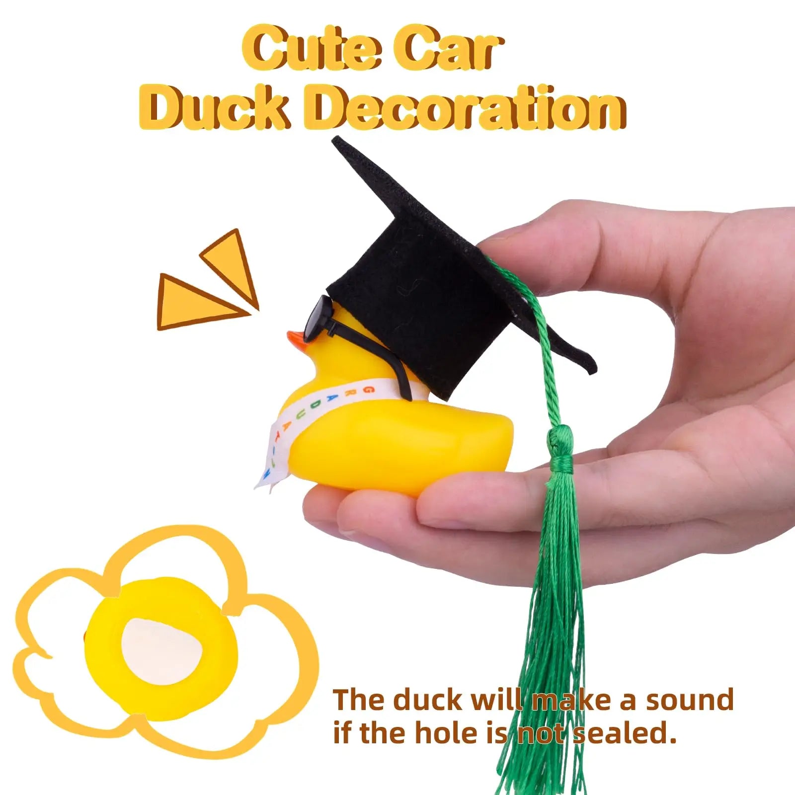 CowLost | product_id-graduation-rubber-duck-with-tassels-car-duck-party-favors-for-students |5