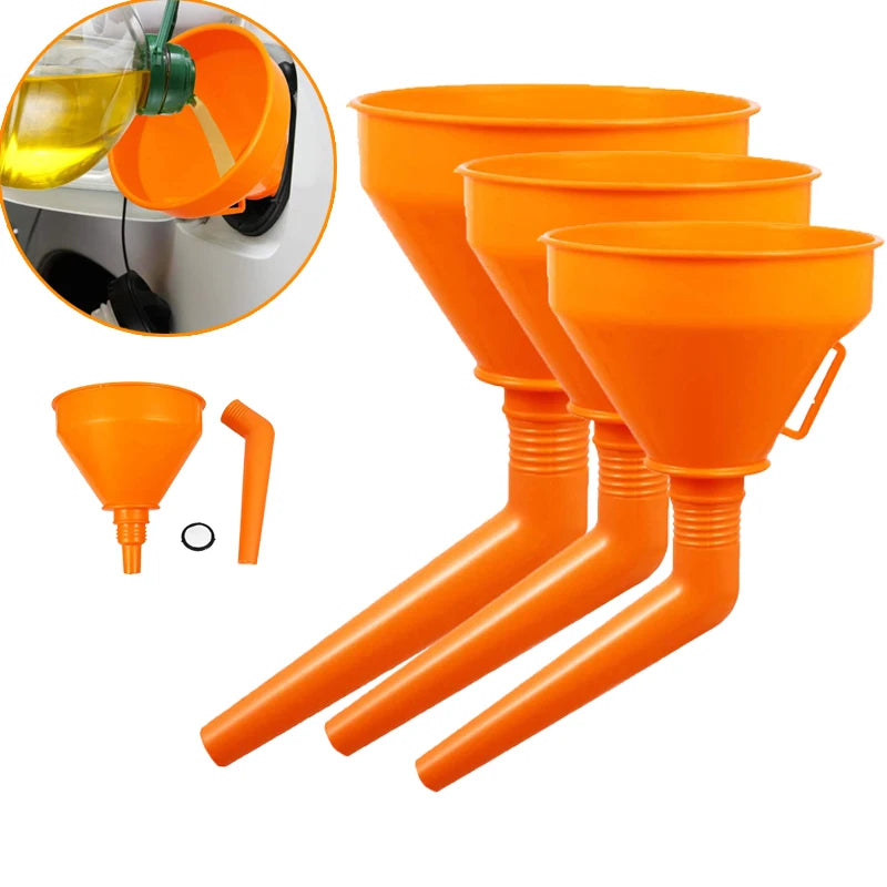 130mm Refueling Funnel with Filter Motorcycle Refuel Oil Water Engine Oil