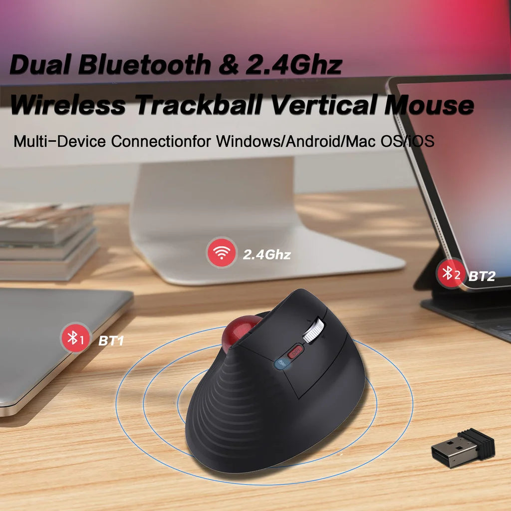 CowLost | product_id-jomaa-wireless-bluetooth-rechargeable-ergonomic-trackball-mouse-with-silent-click-and-speed-roller |5