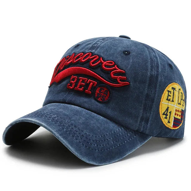 CowLost | baseball-cap-fashion-letter-embroidery-snapback-hat-vintage |25