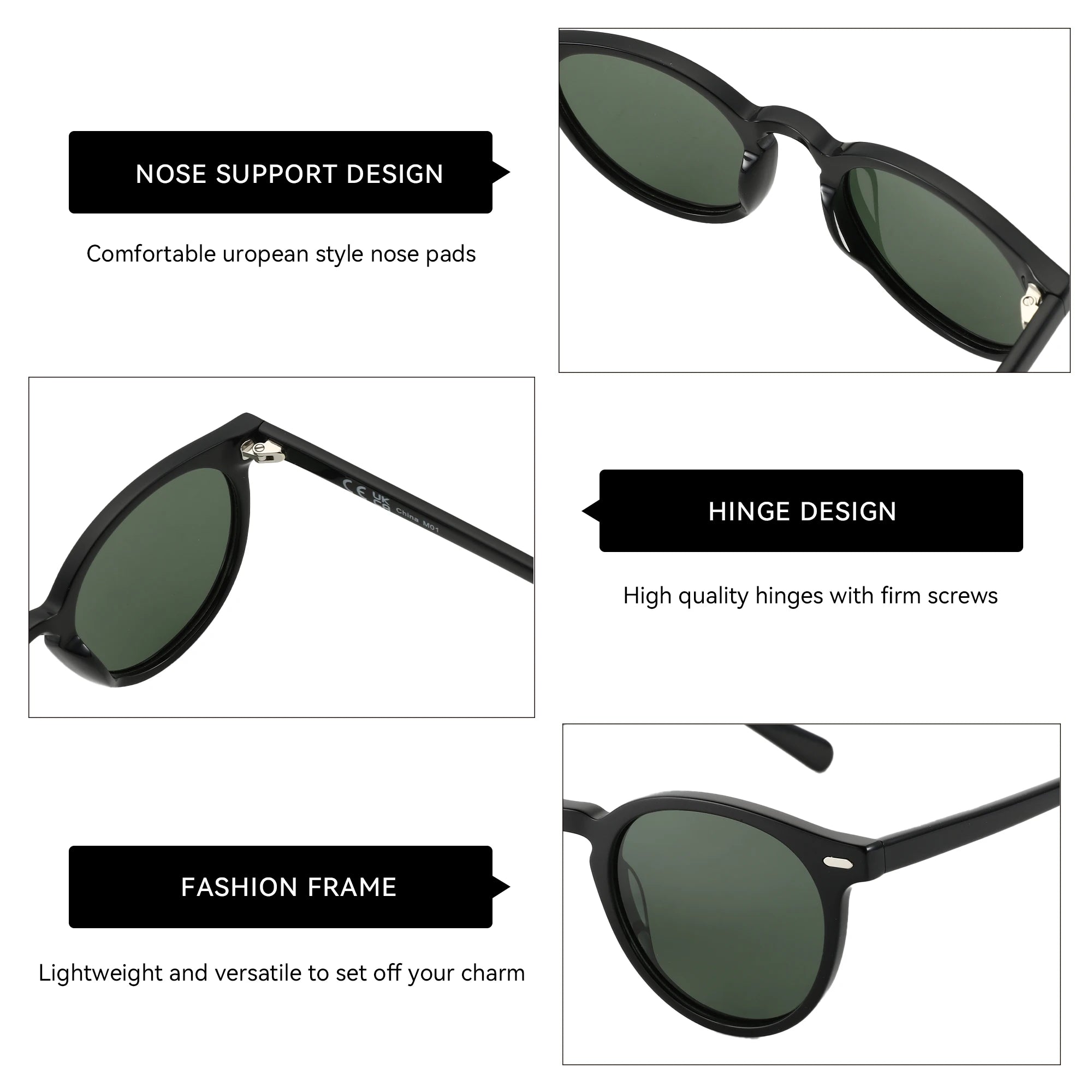 CowLost | zenottic-2026-fashion-round-polarized-sunglasses-women-uv400-protection |6