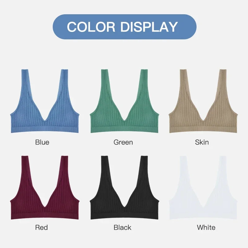 CowLost | seamless-sports-bra-6-color-women-padded-brassiere |7
