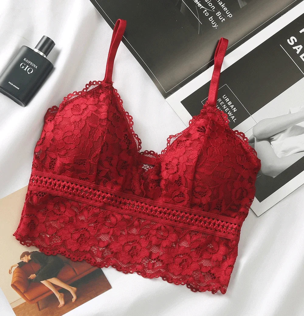 CowLost | product_id-women-s-lace-non-wire-push-up-crop-bra-with-removable-padding |10