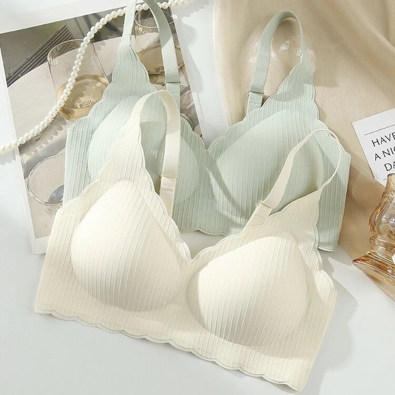 CowLost | seamless-underwear-for-women-with-small-breasts-push-up-thin-one-piece-fixed-cup-comfortable-and-anti-sagging-wire-free-bra |1