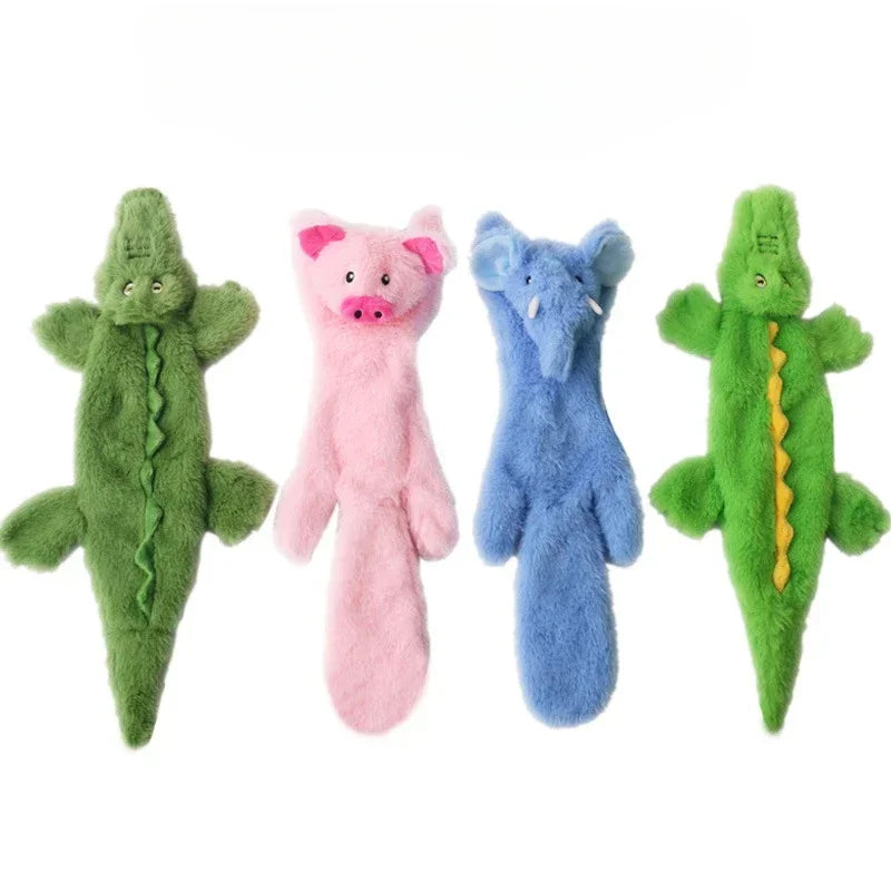 CowLost | dog-kennel-run-accessories-soft-shell-plush-squeaky-dog-toy |1
