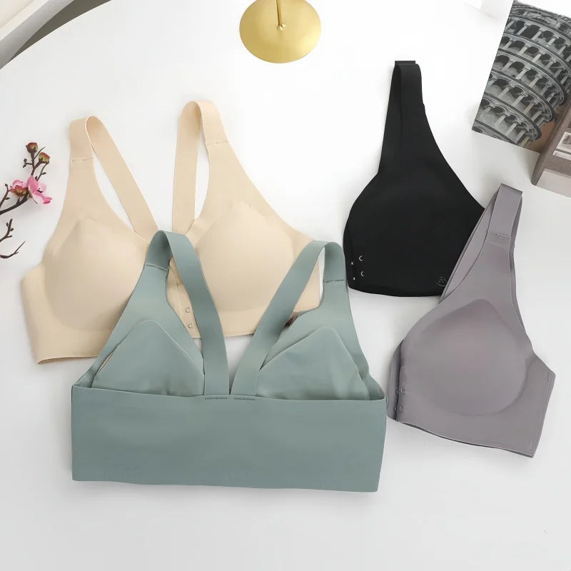 CowLost | product_id-wireless-seamless-v-neck-front-closure-push-up-bra-for-women |1