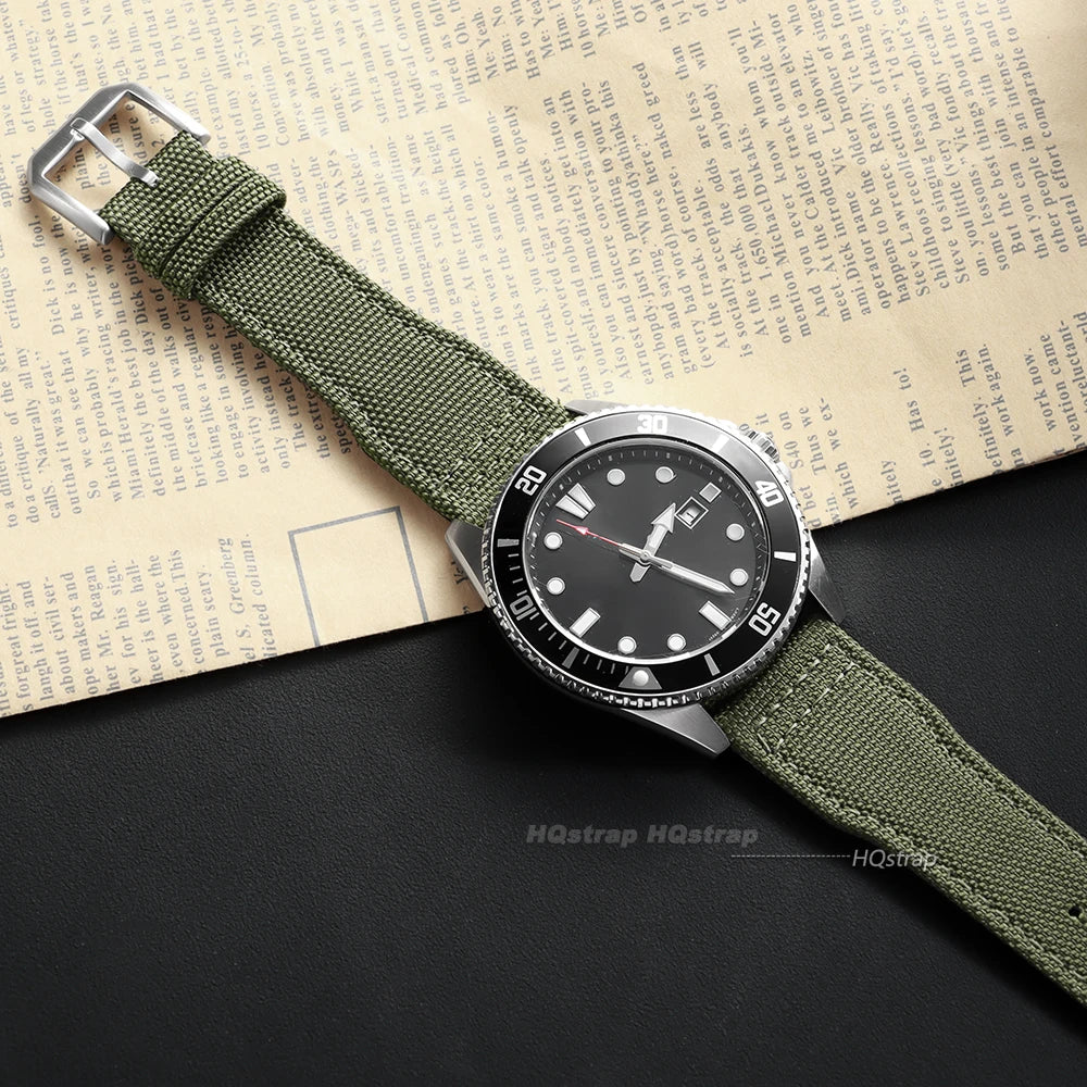 CowLost | bracelets-product_id-nylon-canvas-watch-strap-for-iwc-pilot-20mm-22mm-military-sailcloth-replacement-sport-bracelet |6
