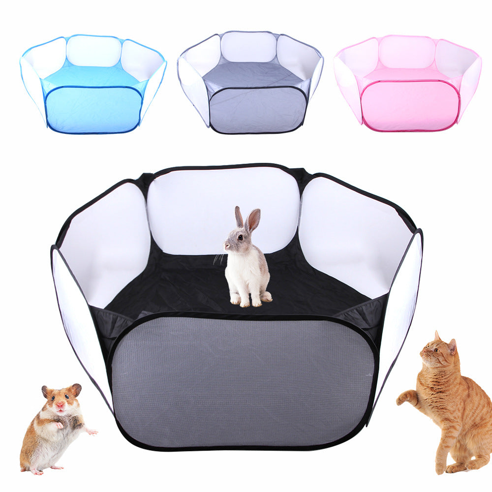 CowLost | pet-supplies-foldable-hexagon-pet-fence-for-rabbits-hamsters-guinea-pigs |4