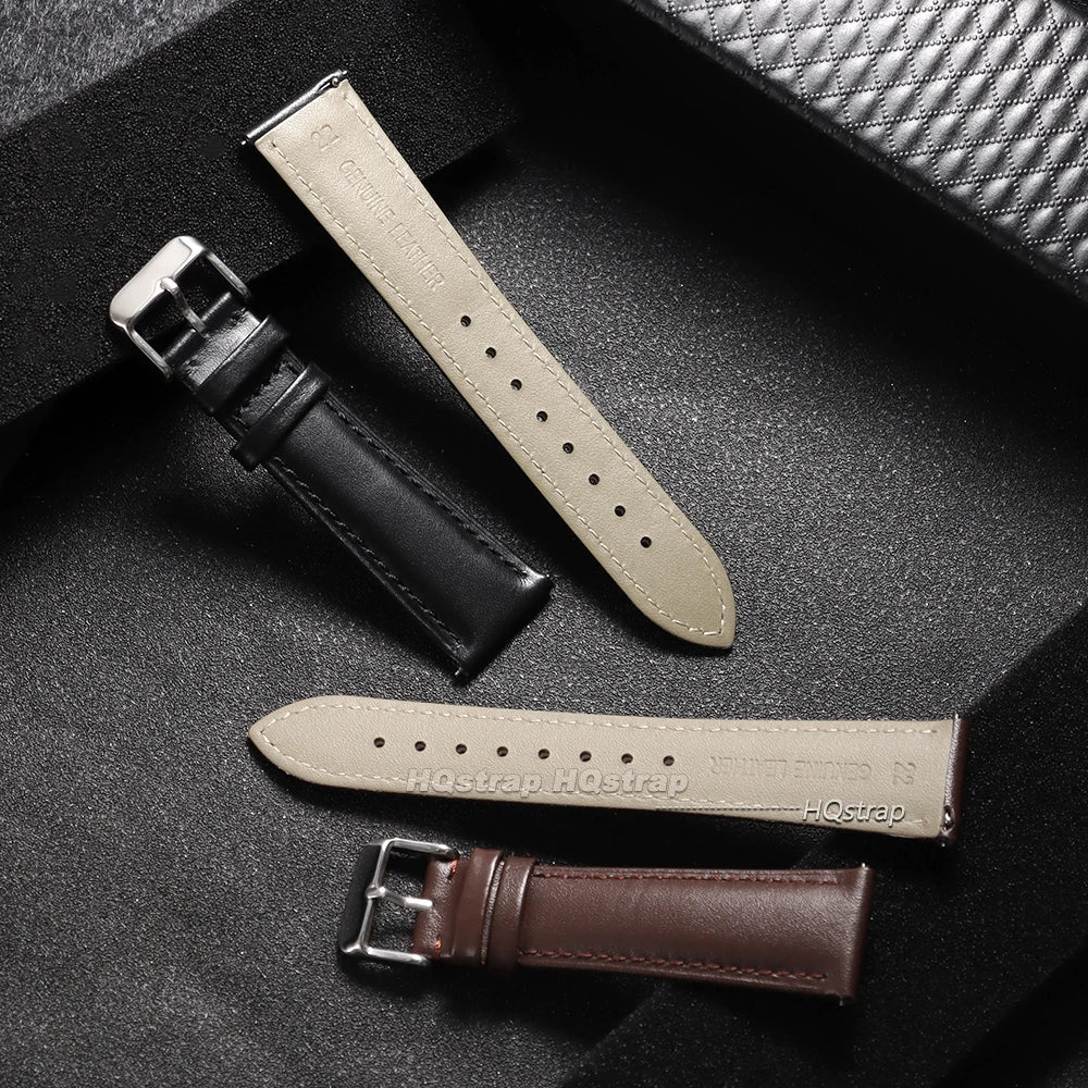 CowLost | bracelets-product_id-calfskin-leather-watch-band-12-22mm-with-gold-pin-buckle-quick-release-unisex-strap |8