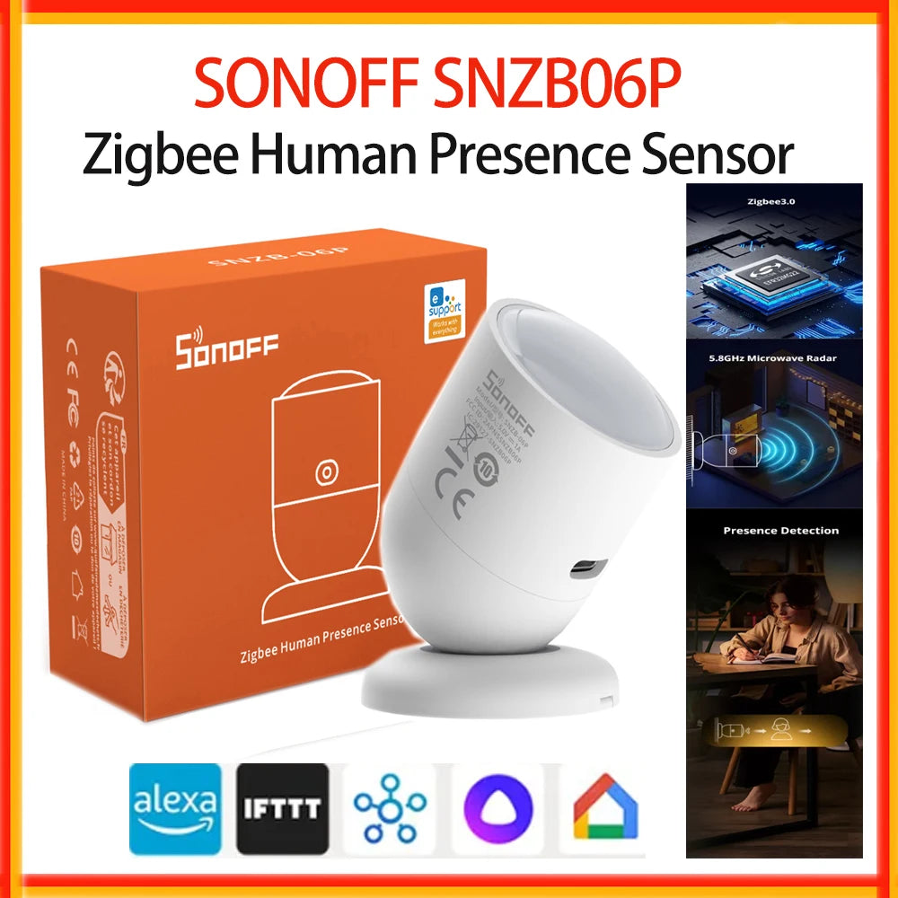CowLost | sonoff-snzb-06p-zigbee-human-presence-sensor-smart-home |1