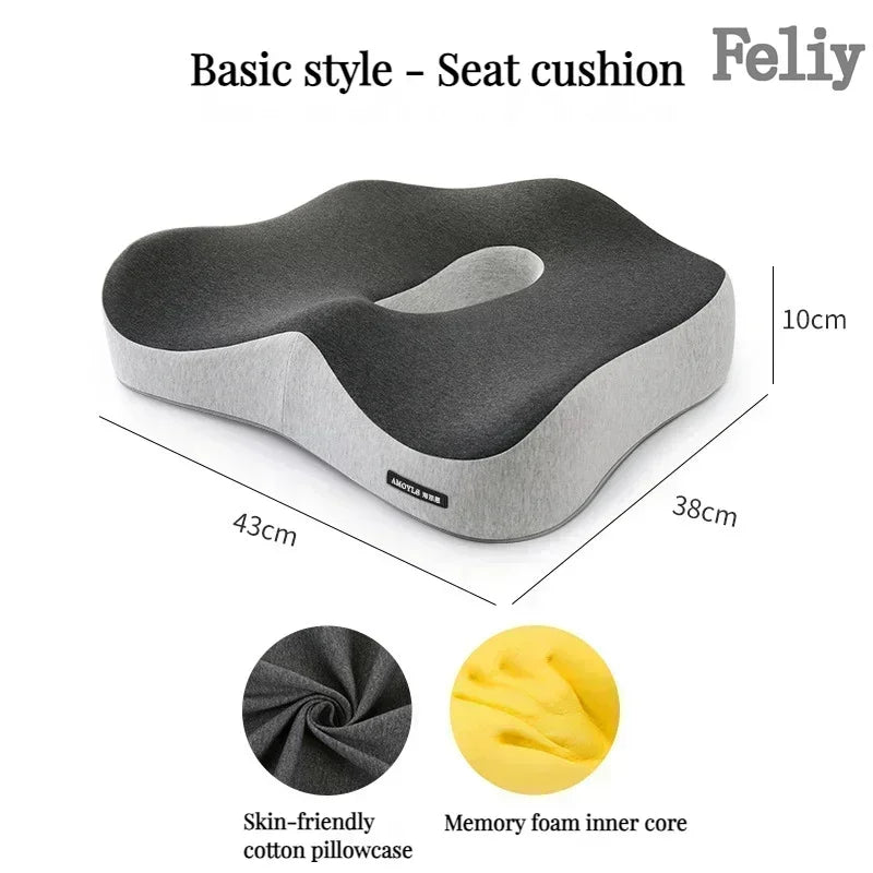 CowLost | memory-foam-office-chair-cushion-car-seat-support |30