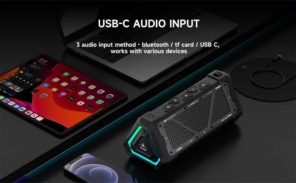 CowLost | mlove-p3-outdoor-bluetooth-speaker-40w-output-power-bluetooth-5-3-speaker-1 |14