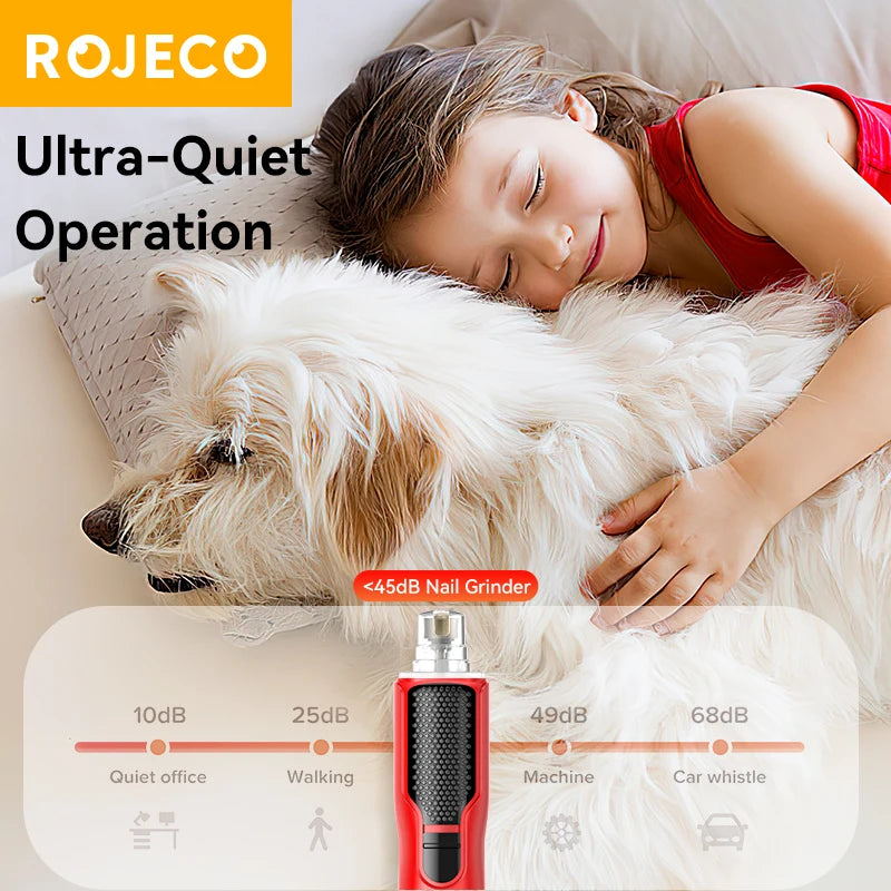 CowLost | pet-beds-rojeco-electric-pet-nail-grinder-with-led-light-and-adjustable-speeds |6