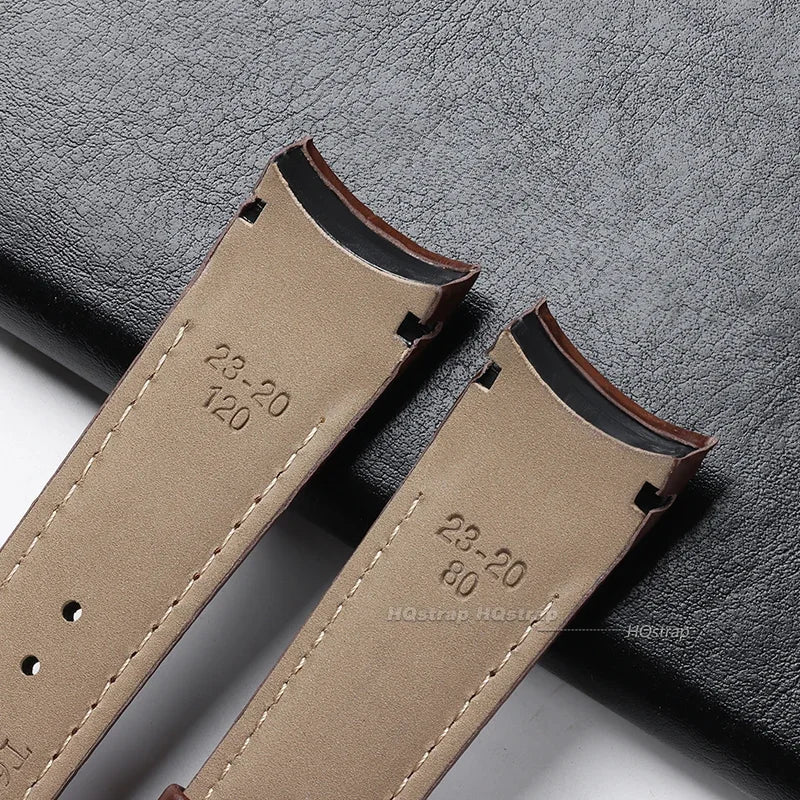 CowLost | product_id-calfskin-leather-watch-band-for-tissot-t035-with-butterfly-buckle-22-24mm |6
