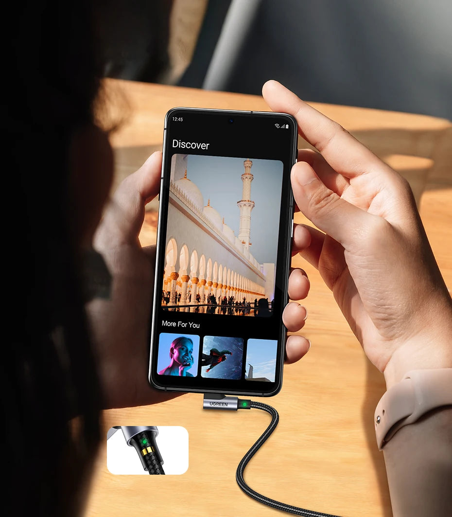 CowLost | ugreen-90-degree-usb-c-cable-nylon-fast-charge-usb-type-c-cable |17