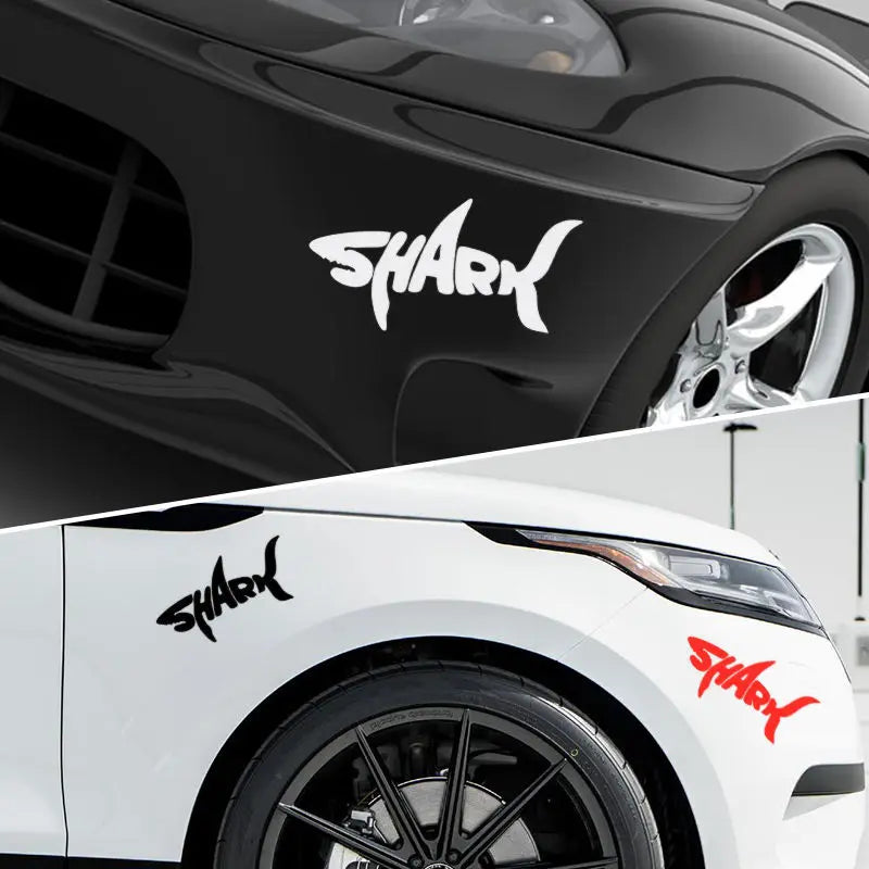 CowLost | product_id-shark-reflective-english-word-pvc-sticker-for-helmet-motorcycle-car-decal |5