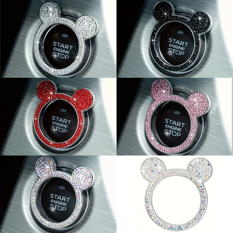 CowLost | product_id-car-start-button-decoration-sticker-with-artificial-diamonds-for-ignition-switch |5