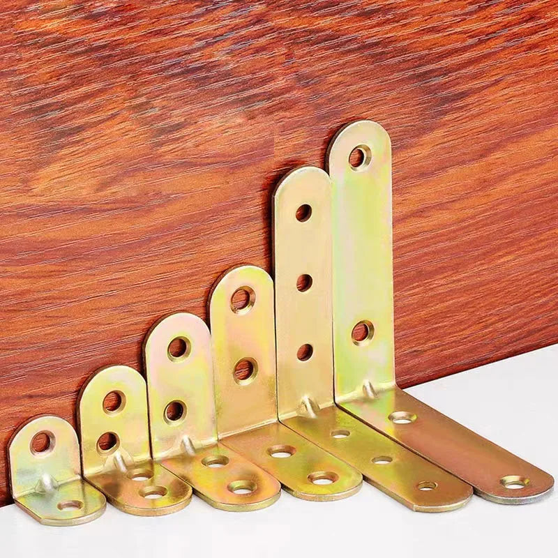CowLost | right-angle-l-bracket-metal-corner-shelf-support-for-wood-shelves |3