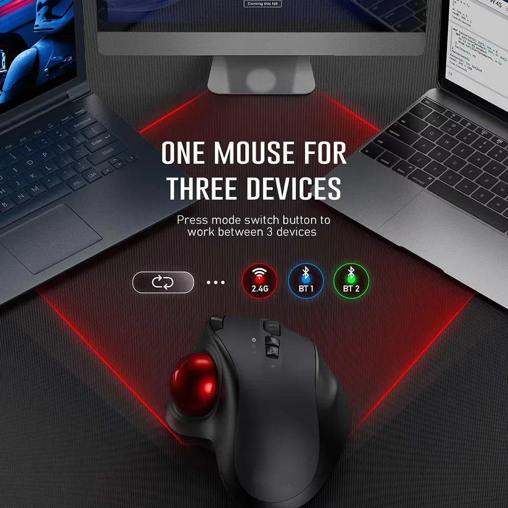 CowLost | wireless-trackball-mouse-2-4g-dual-bluetooth-4-0-ergonomic-mouse-rechargeable-mouse-for-mac-windows-computer-laptop-pc |5