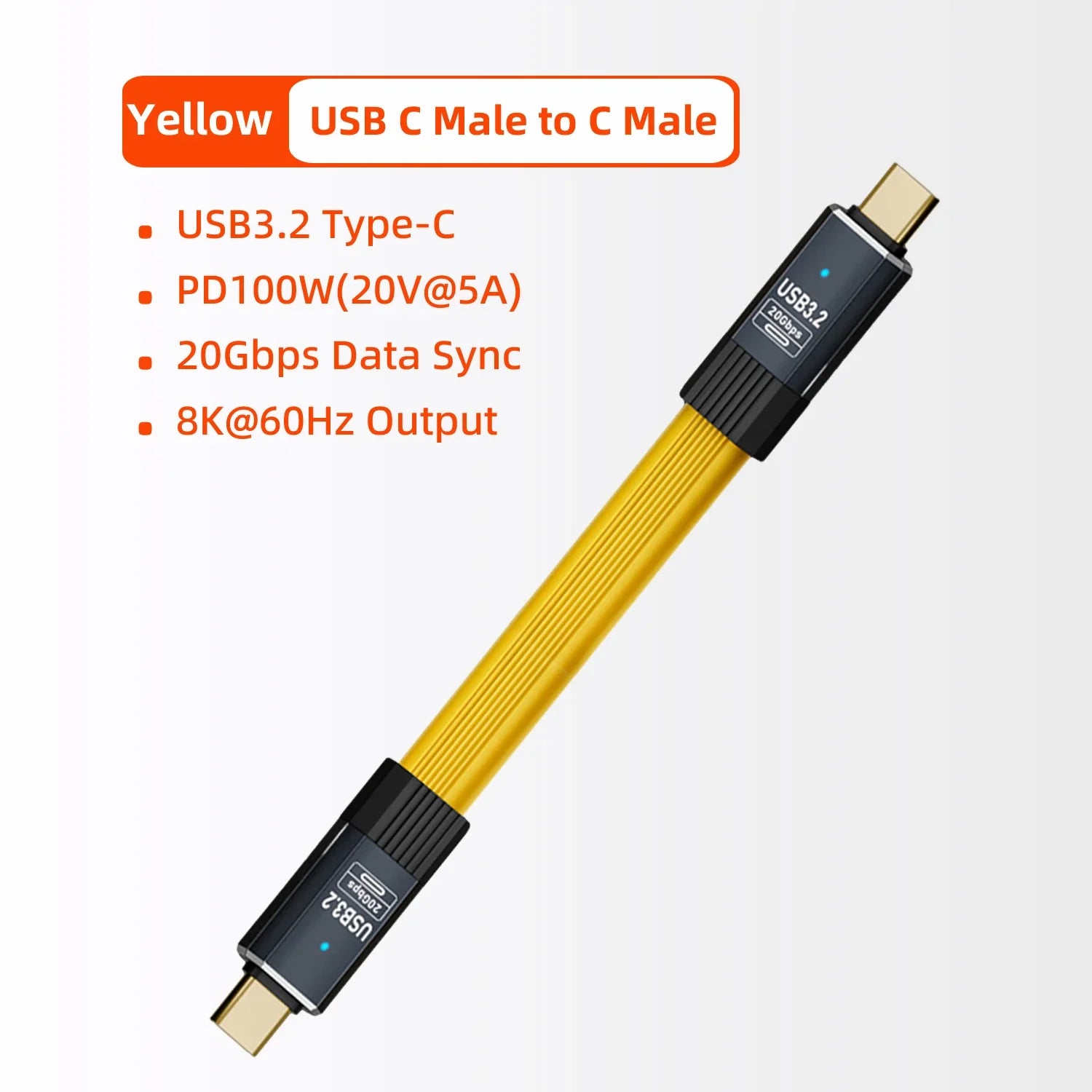 CowLost | product_id-pd-100w-usb-c-to-usb-c-cable-3-2-gen2-20gbps-8k-60hz-for-pc-macbook-ipad-iphone-15-pro-max |20