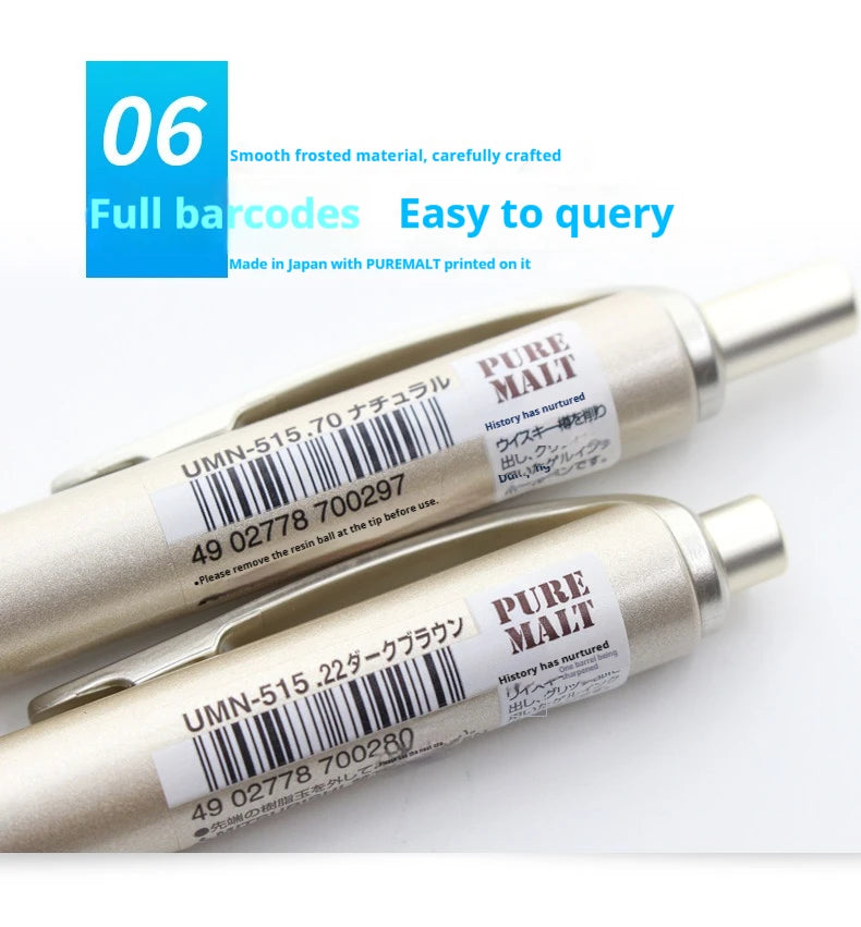 CowLost | poi-product_id-uni-mitsubishi-umn-515-0-5mm-gel-pen-with-oak-wood-barrel-for-office-study-exams |15