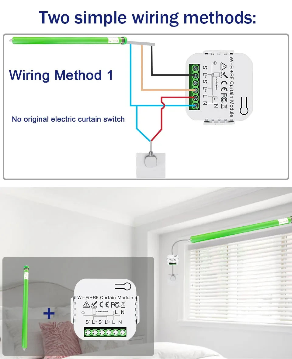 CowLost | product_id-tuya-wifi-433mhz-smart-curtain-switch-for-roller-shades-blinds-with-alexa-google-home |18