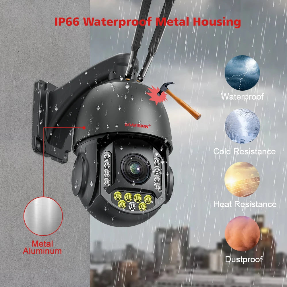 CowLost | 4k-8mp-surveillance-camera-wifi-4g-sim-card-poe-30x-zoom-ptz-ai-humanoid-tracking-ir-100m-outdoor-speed-dome-security-camera |21