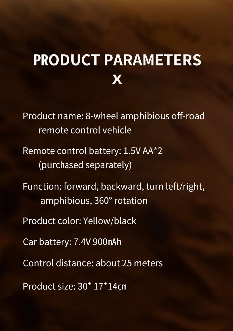 CowLost | fencing-barriers-jjrc-q137-8x8-2-4g-8wd-off-road-amphibious-remote-control-stunt-car |23