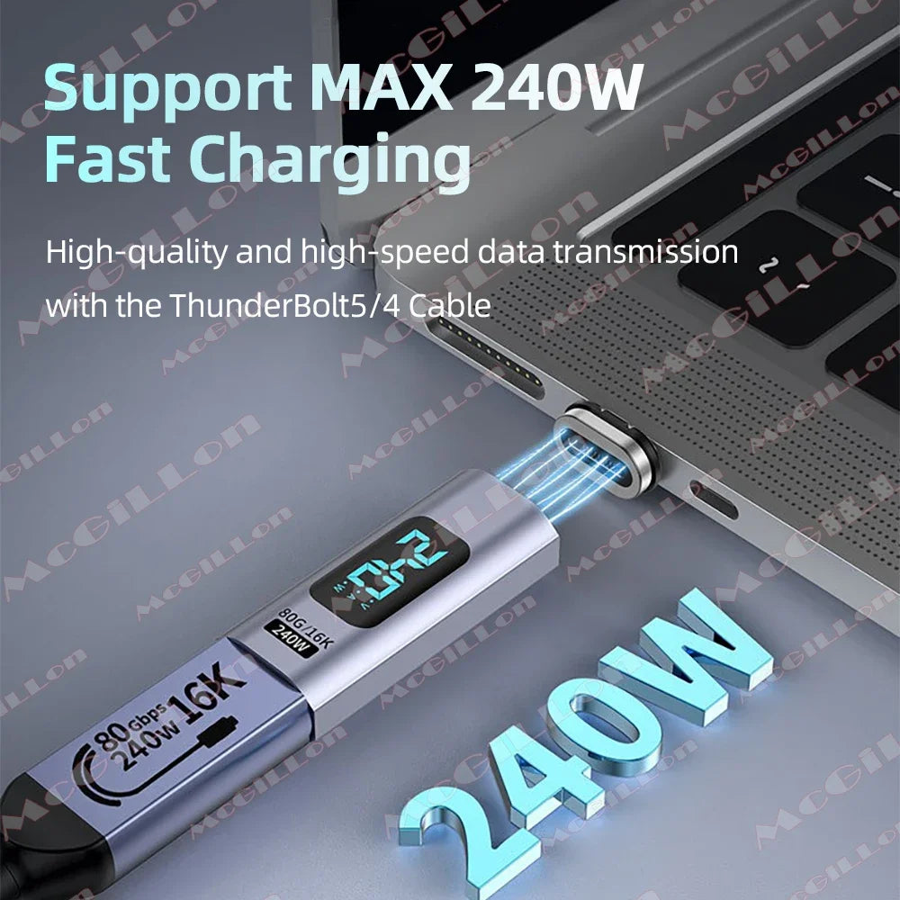CowLost | product_id-240w-usb-c-magnetic-otg-adapter-type-c-to-type-c-80gbps-16k-5a-for-macbook-pro-air-samsung |4