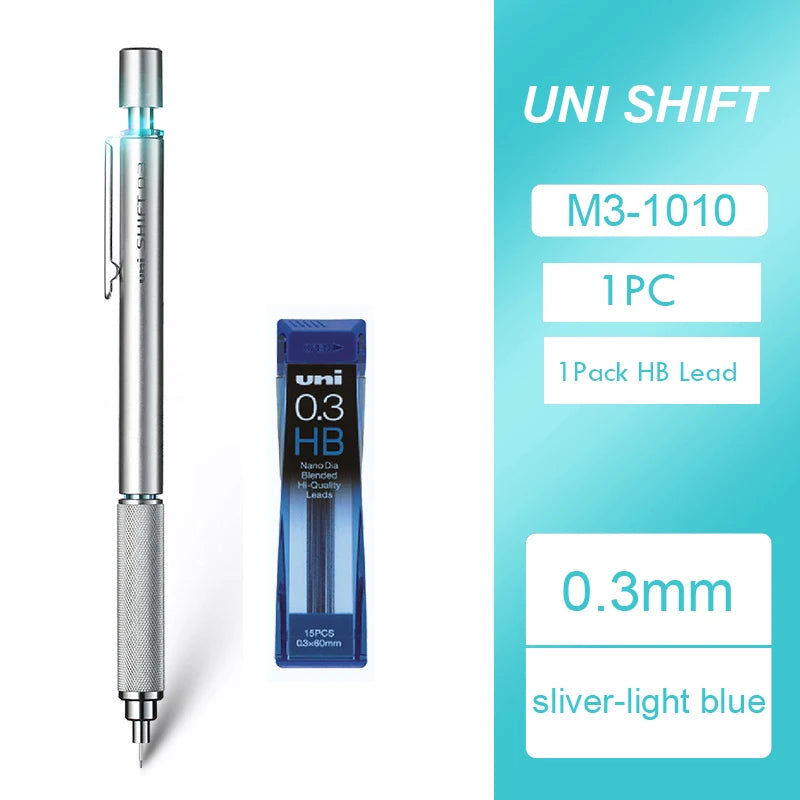 CowLost | product_id-uni-metal-mechanical-pencil-shift-0-3-0-9mm-japanese-stationery-low-center-of-gravity |15