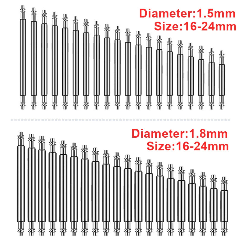 CowLost | watch-bands-product_id-stainless-steel-watch-spring-bars-rods-1-5mm-1-8mm-diameter-10-20pcs-16-24mm |10