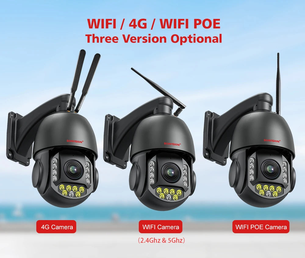 CowLost | 4k-8mp-surveillance-camera-wifi-4g-sim-card-poe-30x-zoom-ptz-ai-humanoid-tracking-ir-100m-outdoor-speed-dome-security-camera |8