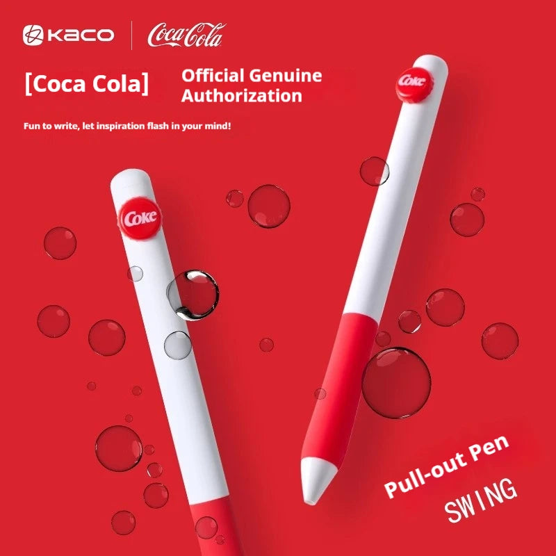 CowLost | product_id-kaco-coca-cola-co-branded-0-5mm-black-gel-pen-quick-drying-for-students-exams |2