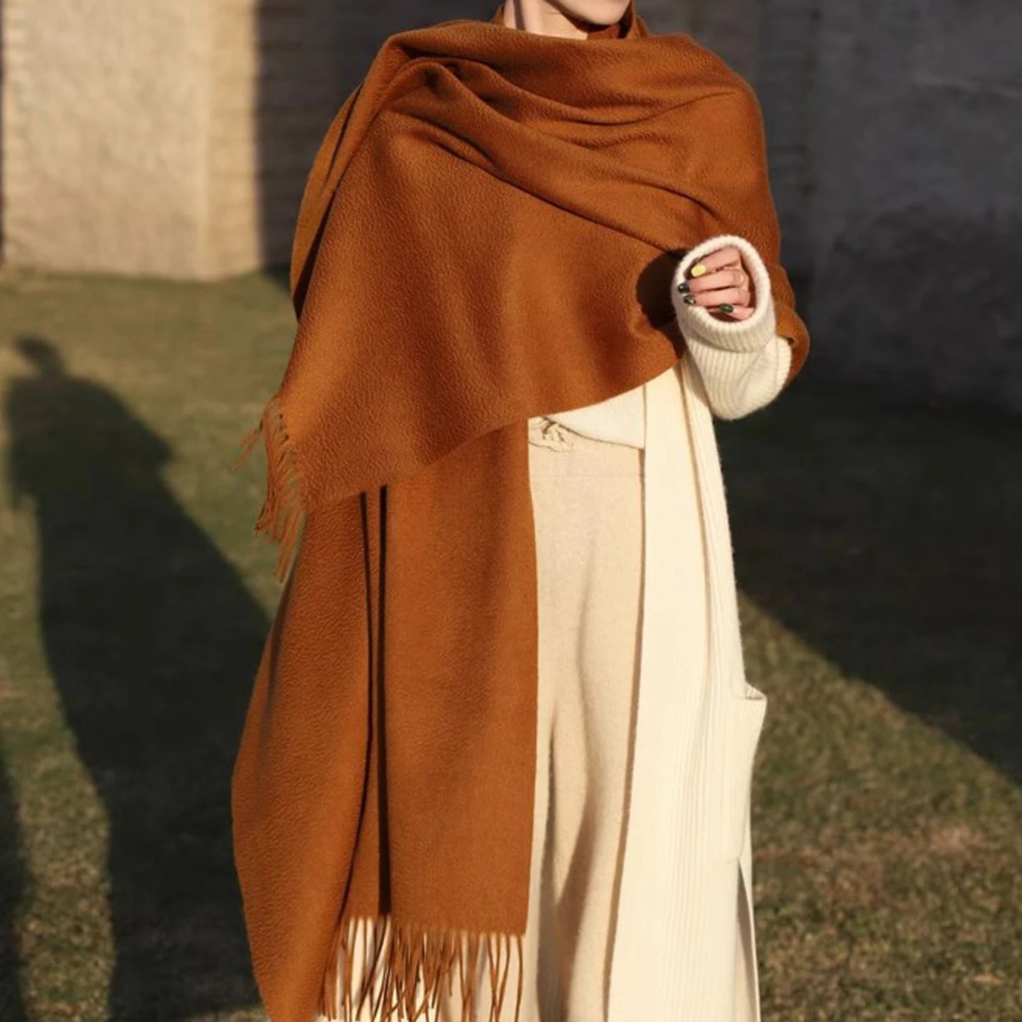 CowLost | wool-scarf-women-thick-cashmere-winter-scars |56