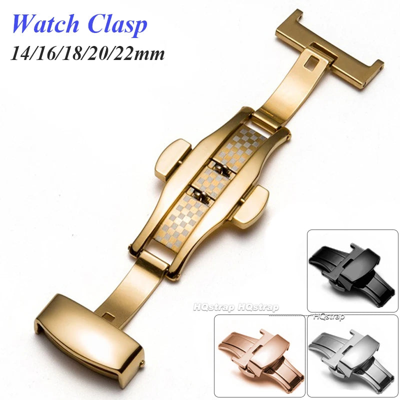 CowLost | product_id-butterfly-deployment-double-click-stainless-steel-watch-band-clasp-14-22mm |8