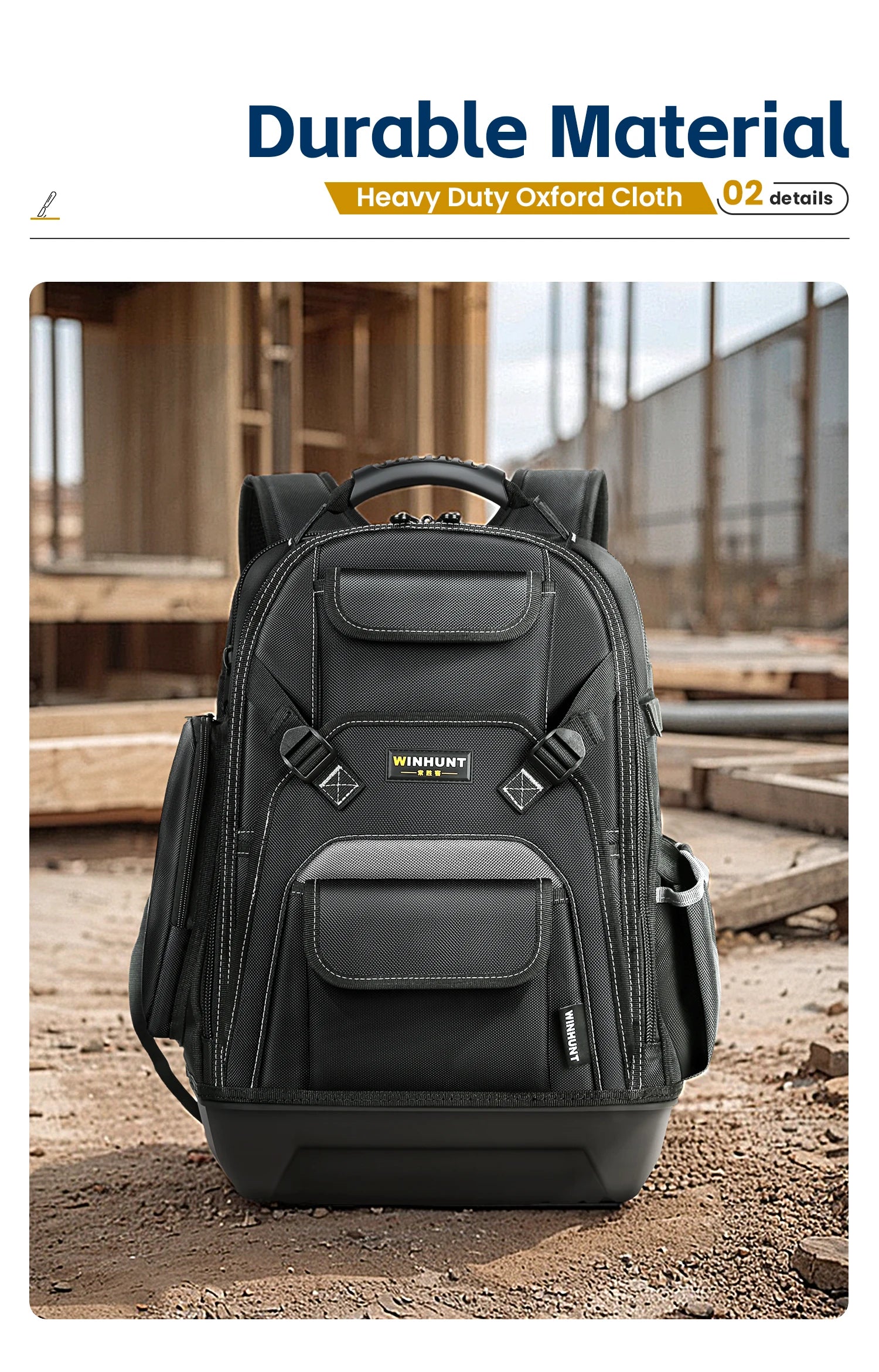 CowLost | product_id-winhunt-large-electrician-tool-backpack-for-men-construction-tool-bag |10