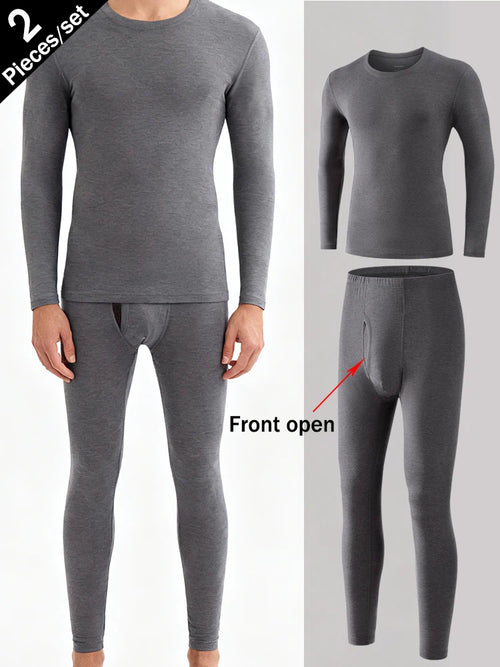 CowLost | 2-pieces-set-long-johns-thermal-underwear |2