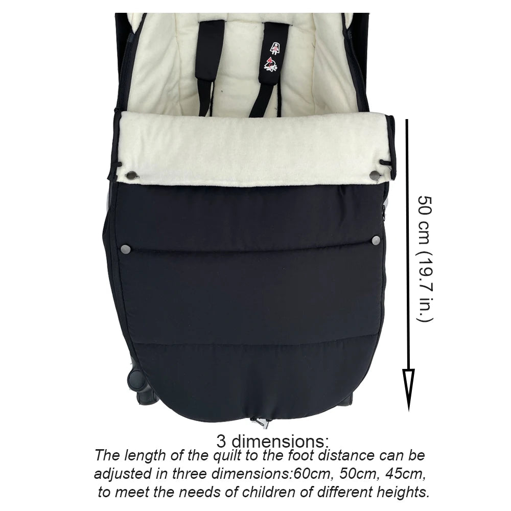 CowLost | universal-stroller-footmuff-compatible-with-all-yoyo-strollers-and-bugaboo-strollers |11