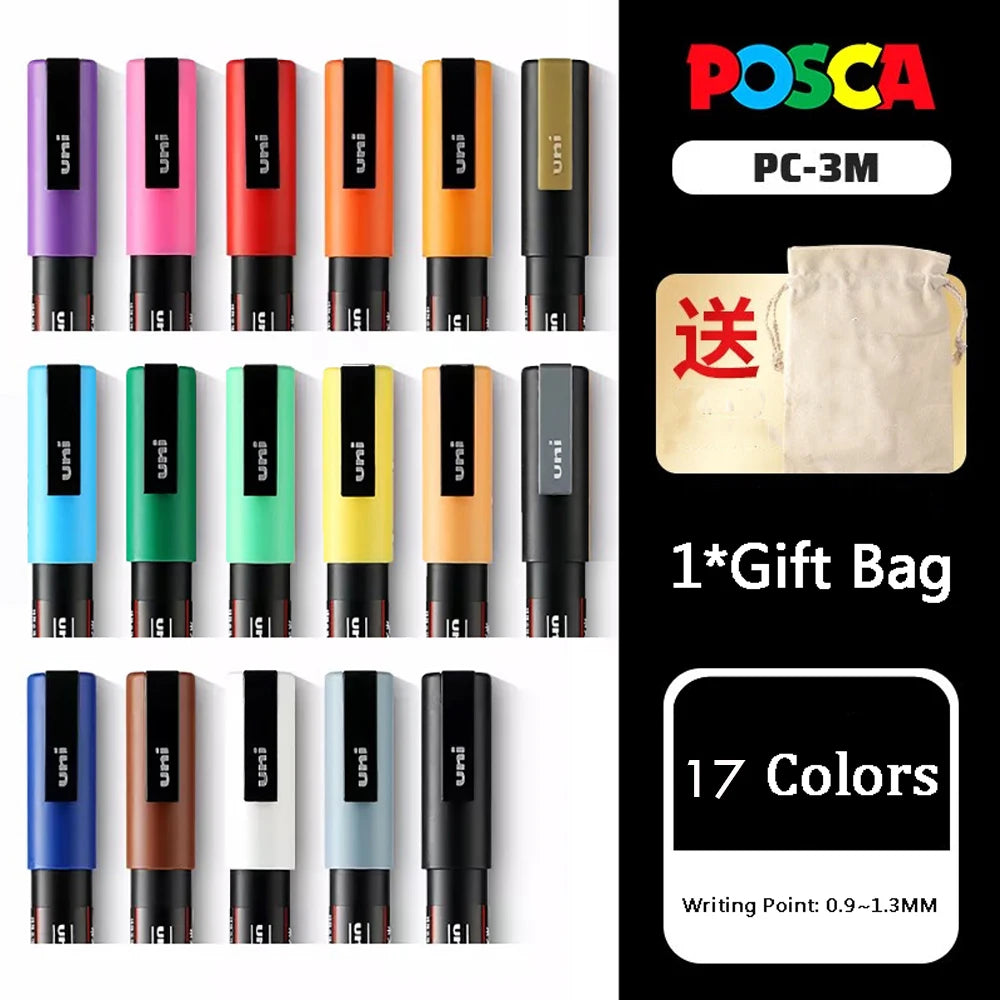 CowLost | product_id-uni-posca-marker-set-pc-1m-3m-5m-8k-17k-non-toxic-permanent-manga-paints-36-colors |80